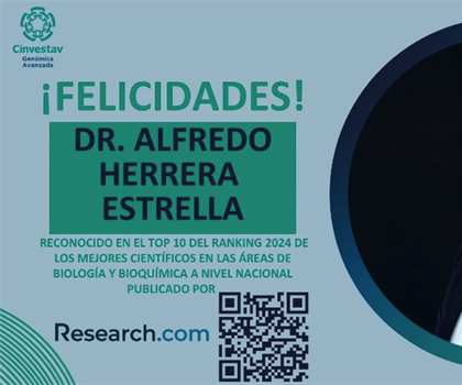 Dr. Alfredo Herrera entre los 10 mejores científicos