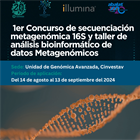 1er Concurso de secuenciación metagenómica 16S y taller de análisis bioinformático de datos Metagenómicos