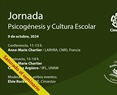 Jornada. Psicogénesis y Cultura Escolar