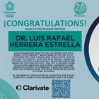 Dr. Luis Rafael Herrera Estrella reconocido como Highly Cited Researcher 2024