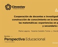 Cooperación de docentes e investigadores en la construcción de conocimiento en la enseñanza de las matemáticas: experiencias en preescolar y