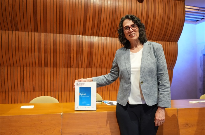 Presentación del libro         “Las diferentes caras de los opioides”