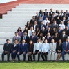 Alberto Sánchez Hernández, Director General de Cinvestav, Abdel Pérez Lorenzana y Jesús Corona Secretarios Académico y Administrativo, encabezaron la fotografía de generación de las y los graduados del período Marzo 2022 a Febrero 2023