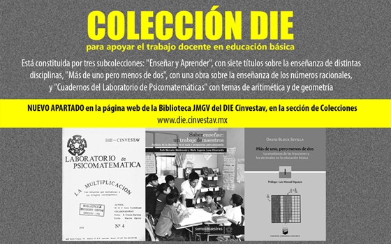 Colección DIE para apoyar el trabajo docente en educación básica