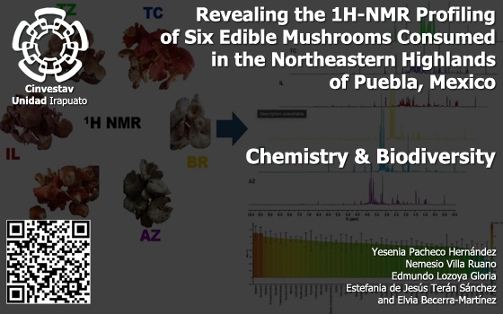 Revealing the 1H NMR Profiling of Six Edible Mushrooms Consumed in the Northeastern Highlands of Puebla, Mexico