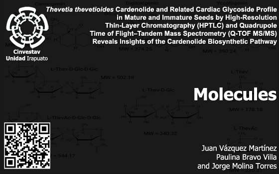 Thevetia thevetioides Cardenolide and Related Cardiac Glycoside Profile in Mature and Immature Seeds by High-Resolution Thin-Layer Chromatography (HPTLC) and Quadrupole Time of Flight–Tandem Mass...